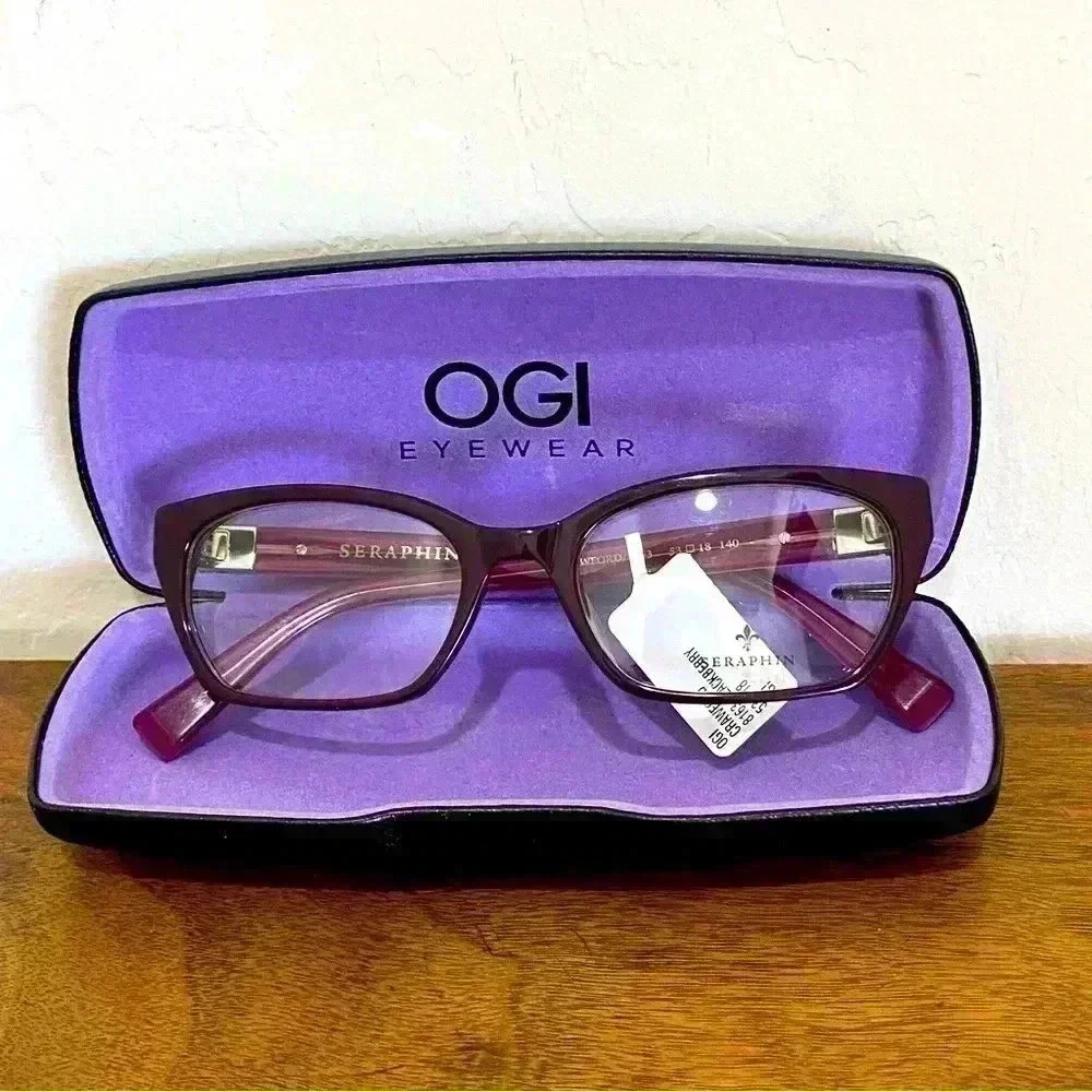 Seraphin by OGI CRAWFORD Eyeglasses Blackberry Boa 8163 53-18-140